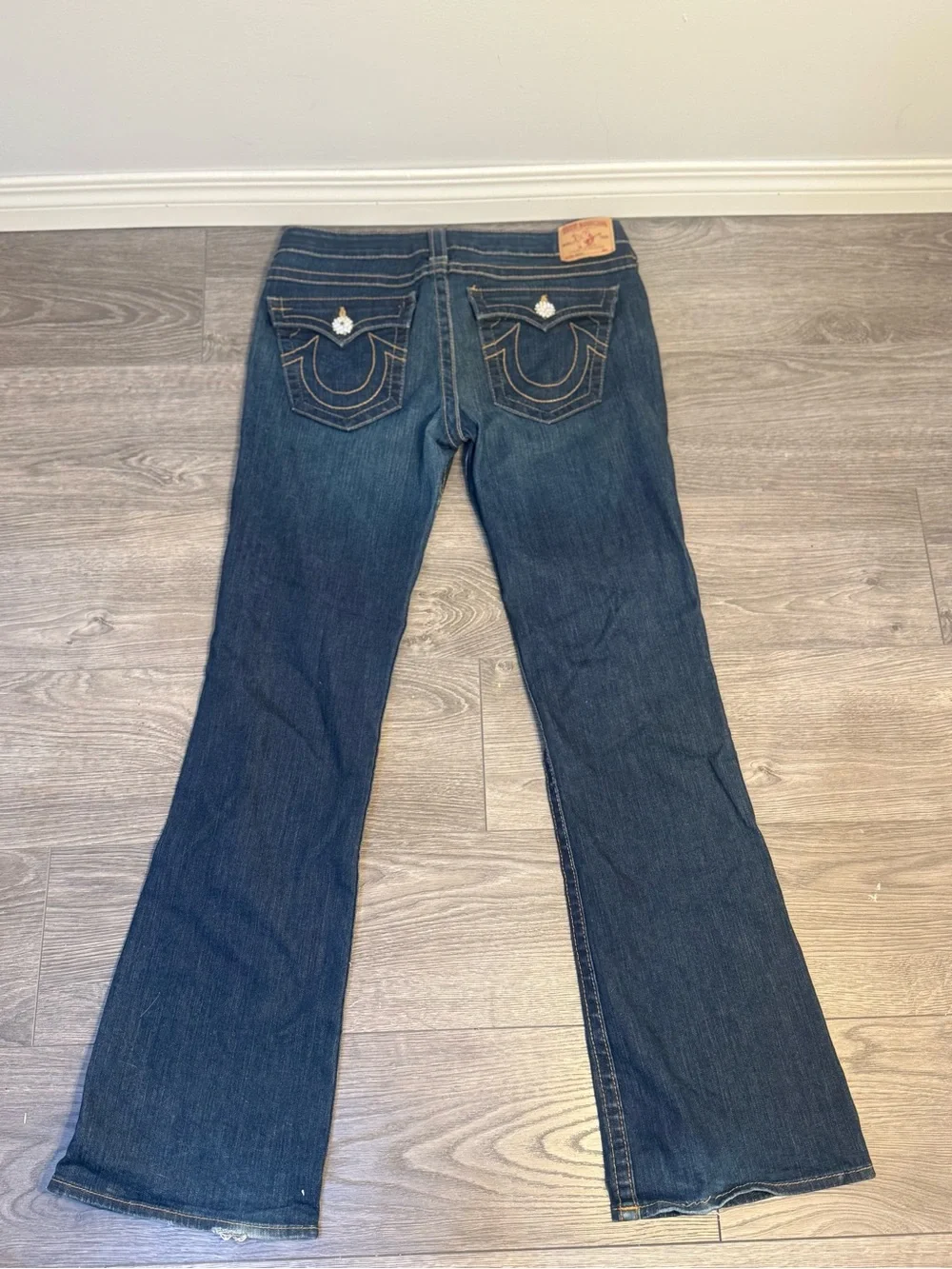 Vintage Y2K Women’s True Religion Flared Jeans - Made In USA Size 31 - Picture 5 of 9